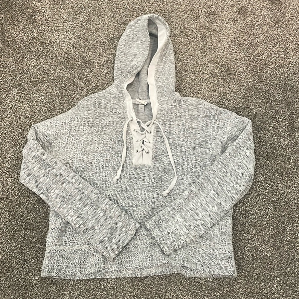 Lace Up Sweater